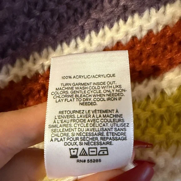 Express Striped Knit Sweater Size Small - Picture 5 of 5